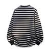 2026 Mens Striped O-Neck T-Shirt Men Long Sleeve Base Shirt Man Sweatshirt Male Casual Tshirts Male Unisex Vintage Top Pullover