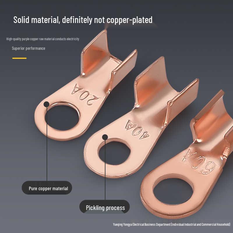 OT Reinkupfer Offener Nasenklemmenverbinder 1000A - Verzinnter Kupferdraht