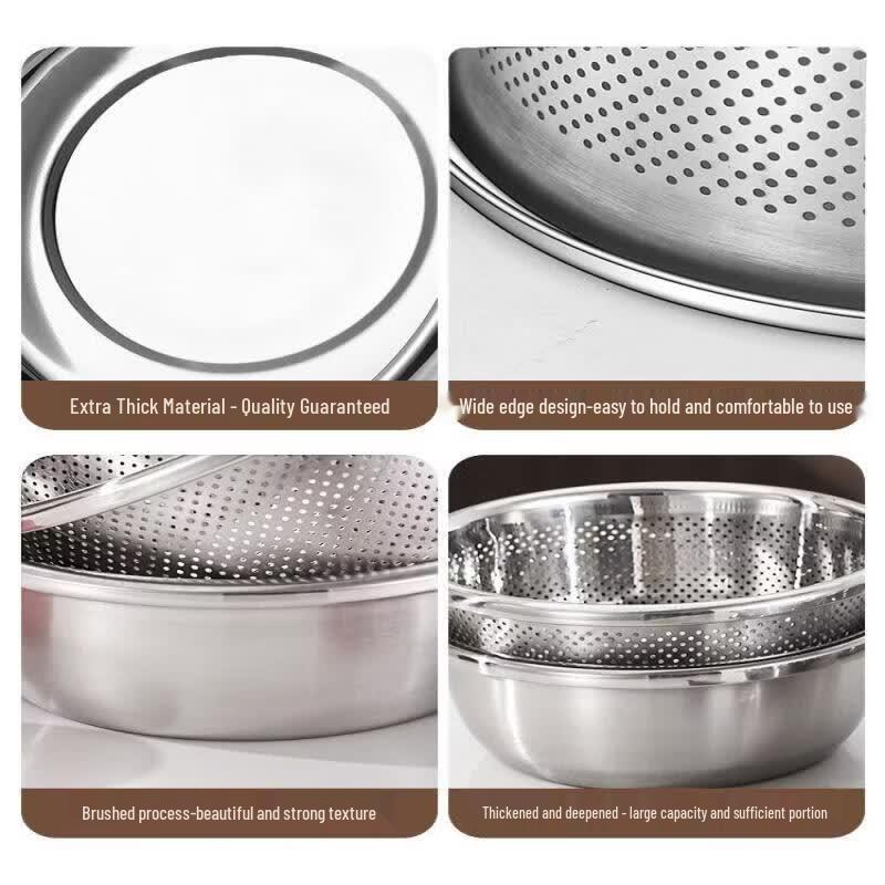 Youluo Extra Thick Stainless Steel Mixing & Washing Basin
