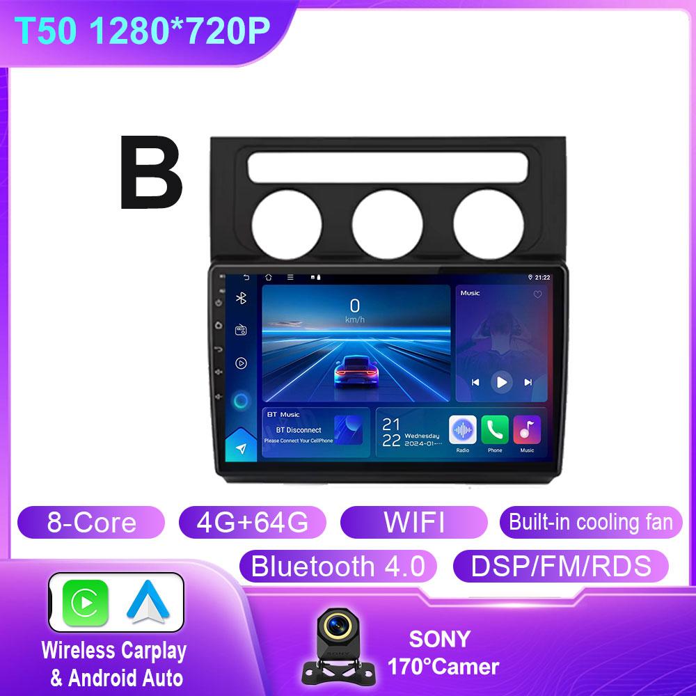 Car Radio For Volkswagen Touran 1 2003 - 2010 Wireless CarPlay Android Auto Car Intelligent Systems WIFI QLED No 2 Din 2din DVD