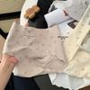 Ladies' Spring and Summer Little Bear Invisible Ice Silk 10A Antibacterial Modal Mid Waist Briefs