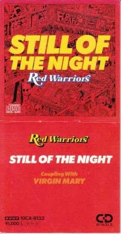 

CD RED WARRIORS - STILL OF THE N 10CA8133PROMO Body 1988 Japan Rock Used
