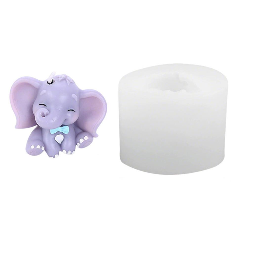 Food Grade Moulds Silicone Elephant Mold Silicone Texture Perfect for Decorations Crafting and Holiday Party Supplies