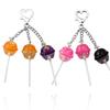 Cute Lollipop Shape Car Bag Pendant With Zinc Alloy For Gifts And Decorations