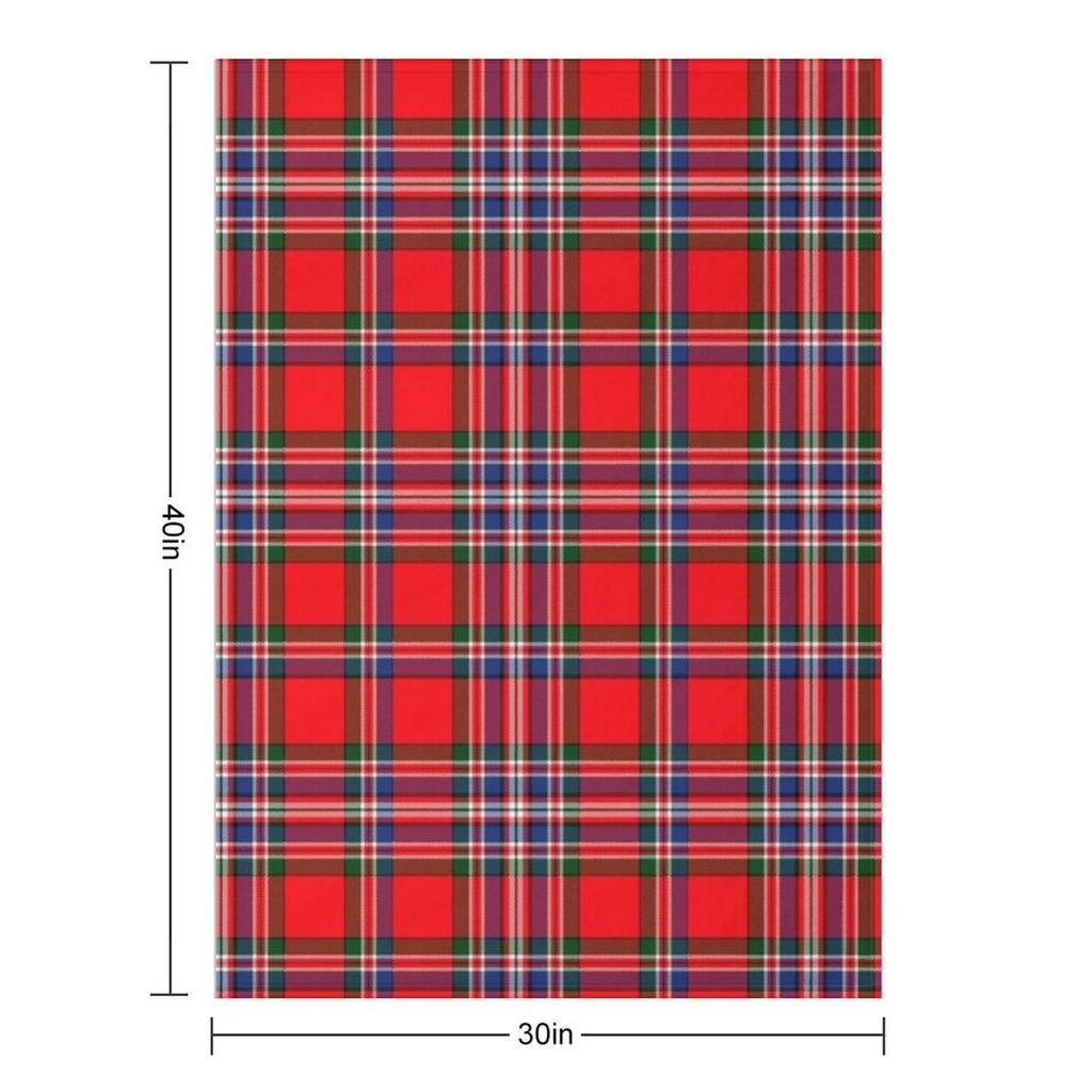 Clan MacFarlane Tartan Throw Blanket Bed covers Decoratives Single Flannel Fabric Blankets