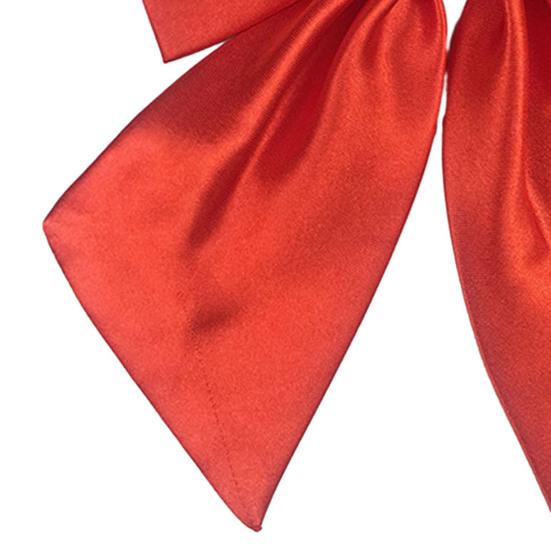 Men Bow Tie Detachable Design Smooth Texture Solid Color Striped Print Neck Tie Weddings Business Parties Outfit Accessories