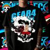 Anime One Piece Anime Munch D Luffy Pattern 2025 Summer New Hot Selling Mens Womens Casual Loose Hip Hop Pure Cotton Tshirt