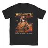 MMegadethed Band  T Shirt Mens  Cotton Unique TShirt Crew Neck  Tees Short Sleeve Tops Big Size