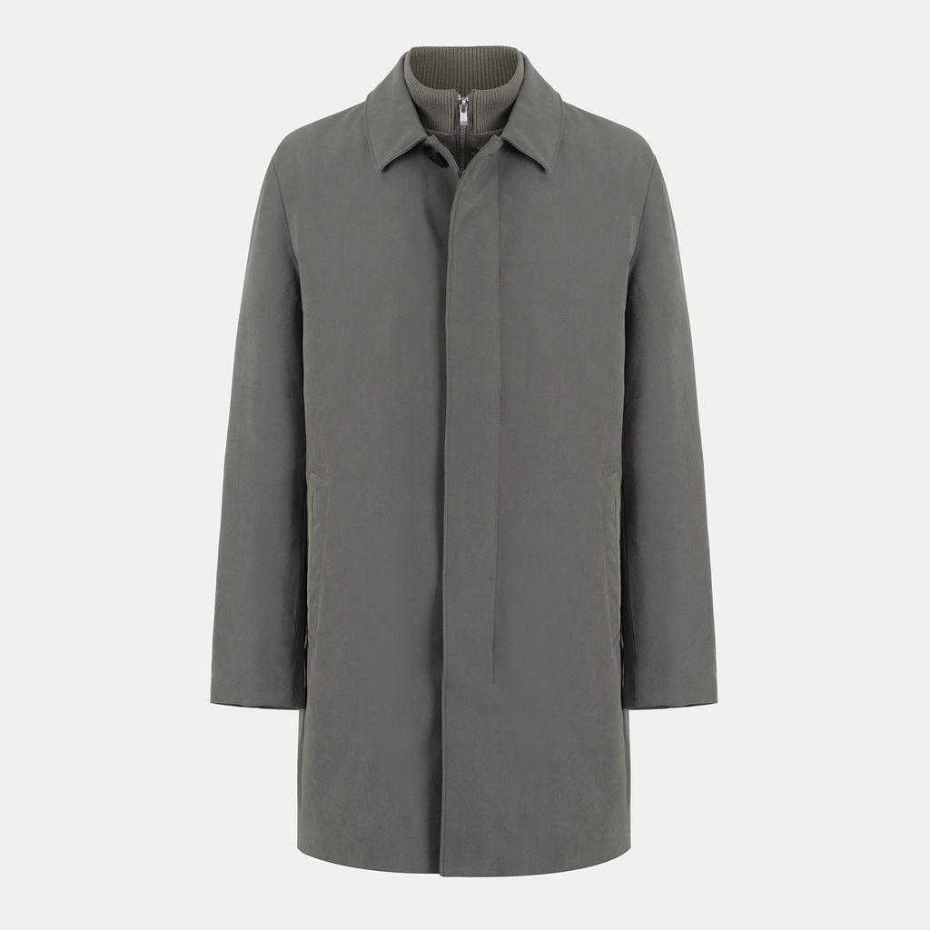 Basso Cotton Padded Mac Coat Beige Bsy3Cc01A