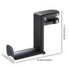 Headphone Stand Desk with 360 Degree Swivel & Cable Clip Organizer Clamp-On Headphone Holder Headphone Hook for PC Desktop