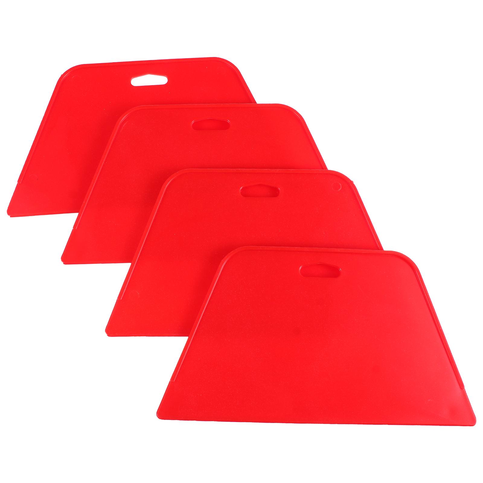 4 Pcs Scraper Plastic Squeegee Film Installing Squeegees Wallpaper Tool Scrapper
