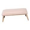 Foldable PU Leather Nail Hand Rest 3   Heights Nail Arm Rest for Nail Tech Salon Home Use Pink
