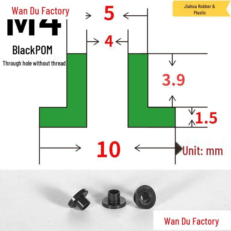 T-Shaped Nylon Insulating Bushing Spacer for M3-M35 Threads