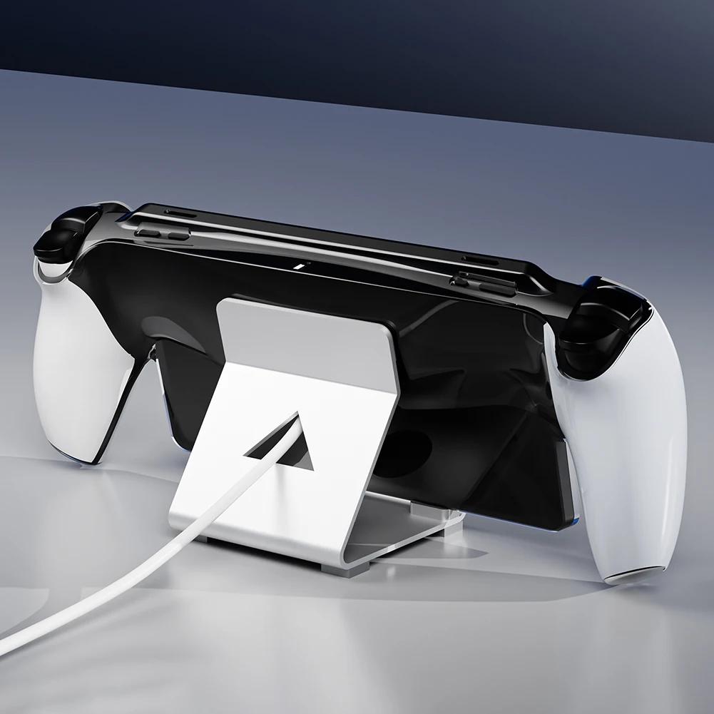 Transparent Protective Shell Case for PS5 Portal Handheld Game Console Shockproof PC Gaming Console Controller Sleeve Anti-Drop