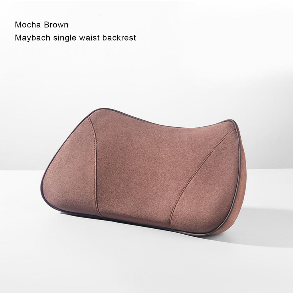 Brand New Car Seat Booster Universal Driver Memory Foam Lumbar Pillow Suede Seat Height Inclined Cushion