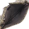 FENDI Zucca Shoulder Bag Brown Nylon canvas unisex Used