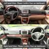 Anti-Slip Mat Dashboard Cover Pad Sunshade Dashmat Carpet Car Accessorie for Toyota Allion Premio T240 2004 2005 2006 2007