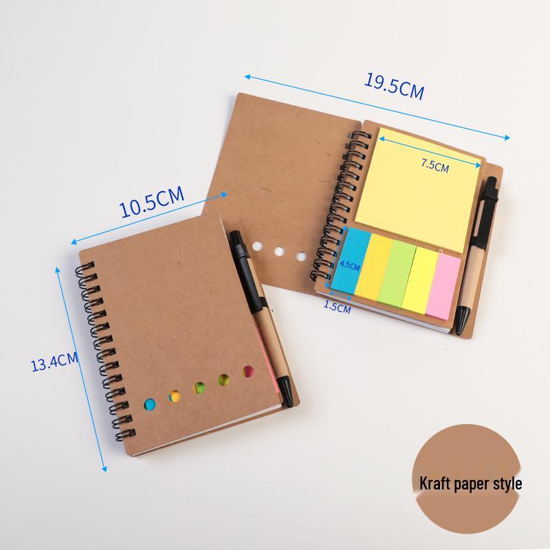 Self-Adhesive Tearable Kraft Paper Notebook