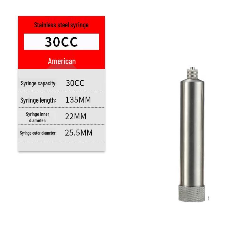 High-Temperature Resistant Stainless Steel Dispensing Syringe