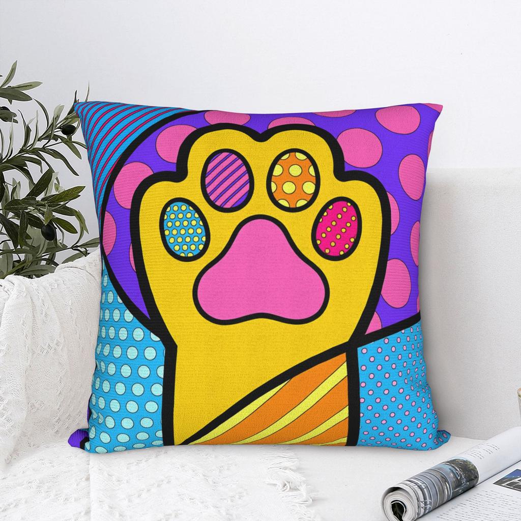 Brittos Art Rabbit Dog Heart Jesus Pillow Case Graphic Pillow Cover For Living Room Sofa Cute Funny Pillowcases