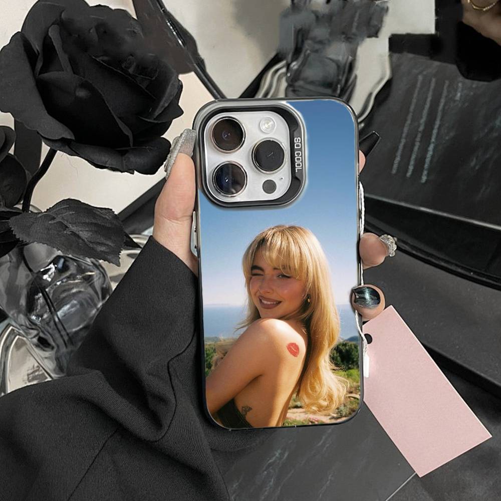 

A-Sydney Sweeney Phone Case For iPhone17, 16,15,14,13,12 Pro Max white Candy Matte Shockproof Cover iPhone16plus