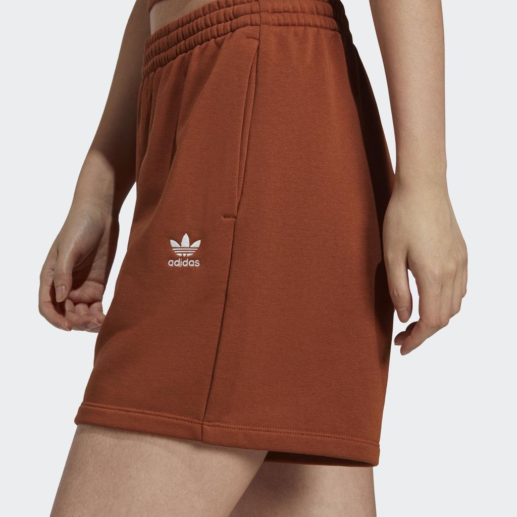 Adidas Originals Solid Color Sports Shorts Women shorts Brown IL9619