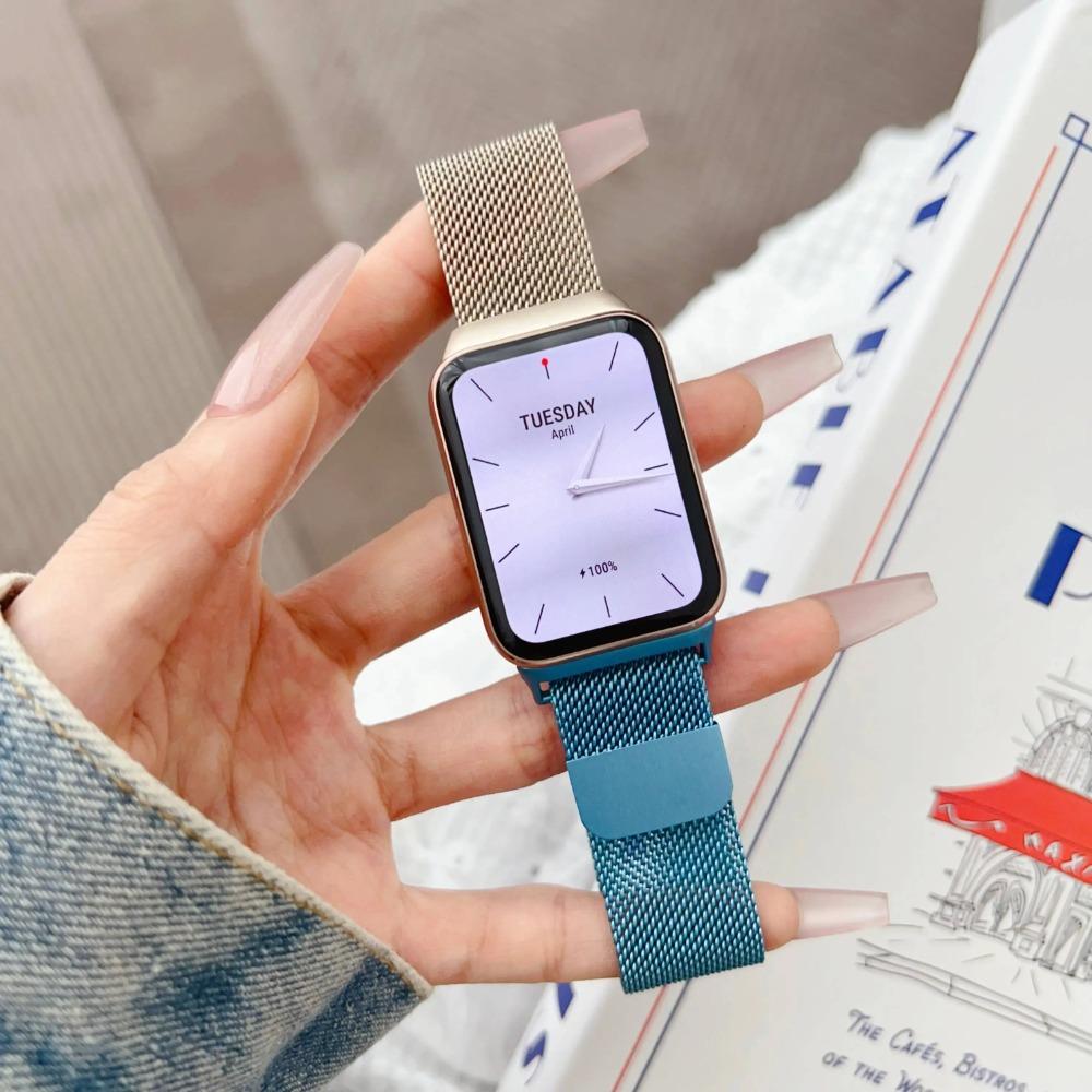 Milanese Magnetic Buckle Strap for Xiaomi Mi Band 9 Pro Miband 8 Pro Redmi Watch 4 / 5 Watchband Bracelet Wristband Loop for Mi Band 8/9 for mi band 8