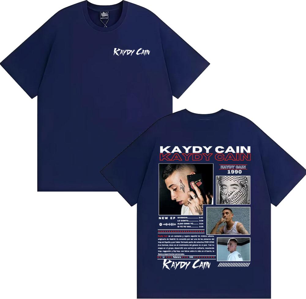 Rapper Kaydy Cain Album 2026 Graphic T Shirts Unisex Women Fashion Hip Hop Retro Tshirt Cotton Casual Oversized T Shirt Streetwear