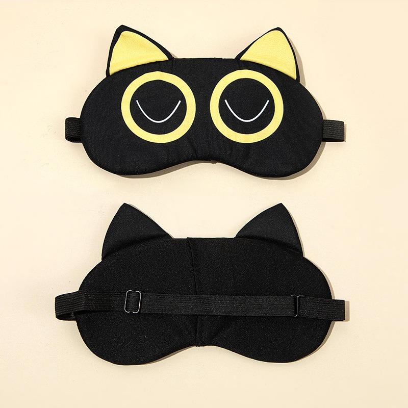 2025 Polyester Cartoon Sleep Eye Mask Cute Funny Eye Cover Sleeping Mask Travel Rest Eye Band Kids Eye shade Patch Blindfold