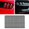 Honeycomb Car Sticker Cut-out Hollow Auto Lamp Film Grid Side Shield Headlamp Taillight Decals Wrap 48*30cm