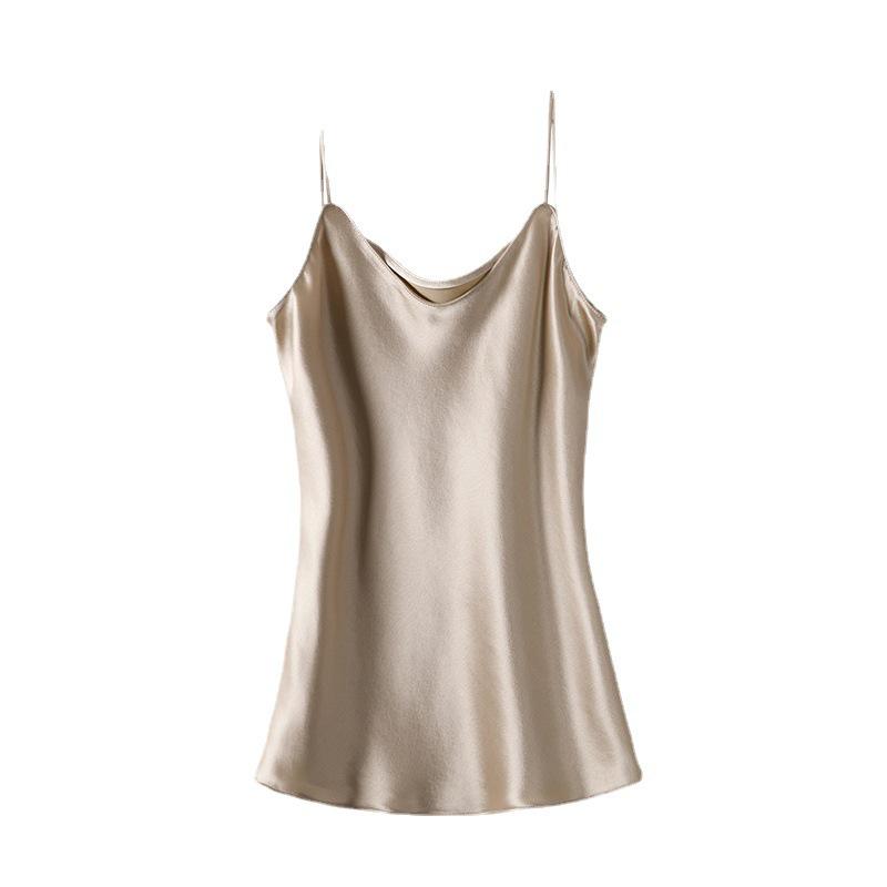 Hyuna Style Satin Silk Camisole - Women's Sexy Chic Spring/Summer 2026 Tank Top