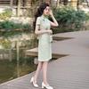 2026 New A-line Lace Short Qipao Dress - Trendy Young Fashion Style