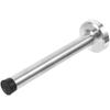 15Cm Floor Mounted Door Stopper Solid Stainless Steel Rubber Door Stopper Wall Protector for Bedroom Bathroom Office Security