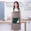 Cartoon Girl Women Kitchen Apron Household Coffee House Apron Work Apron  Barber Carpenter Florist