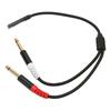 3.5mm To Dual 1 4 Inch Sound Splitter Cable 1 8 Stereo Female To Dual 6.35mm Mono Male Sound