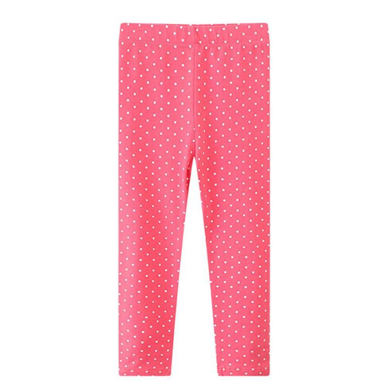 Leggings pentru fete cu model de buline pentru copii