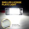 2PCS OEM LED License Plate Light Bulbs For Renault Captur 13-19 Fluence 09-21 Scenic MK2 MK3 03-15 Latitude 10-15 Modus 04-12