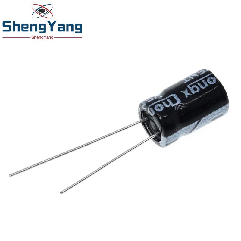 50/100PCS Higt Quality TZT 50V 100UF 8*12mm 100UF 50V 8*12 Electrolytic Capacitors