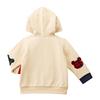 MIKIHOUSE HOT BISCUITS Hoodie for Boys and Girls, Ivory, Size 110cm, 73-3707-496