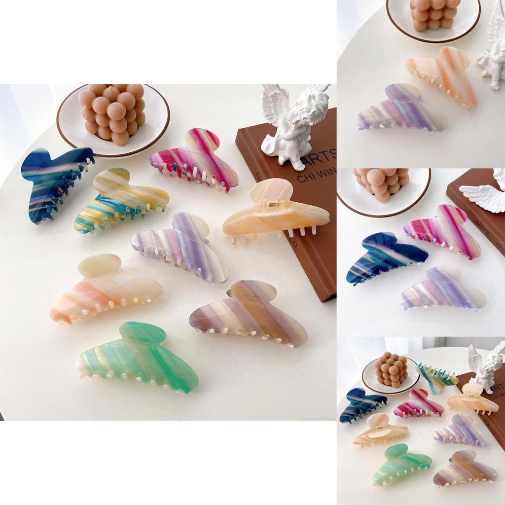 Premium Acetate Hair Claw Clip With Beautiful Gradient Finish Perfect For Hair Styling