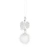 1Pc Snowflake Keychain Bow Phone Chain Hair Ball Mao Qiu Keychain Pendant Snowflake Bead String Key Buckle Chain