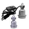 Aluminum Die Cast E27 Lamp Holder with Line Switches for Reliability Performances and Bulb Versatilities