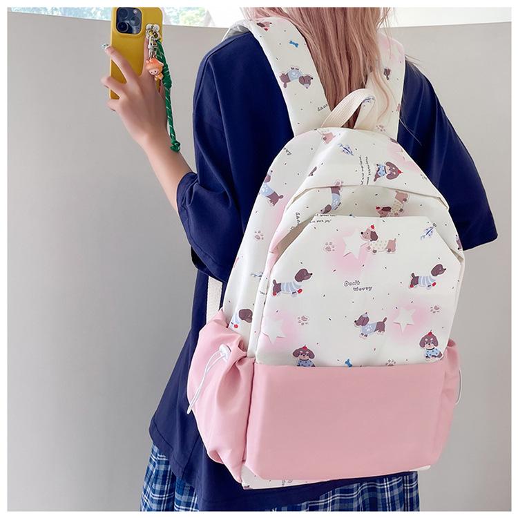 Moe Style Backpack 2025: Cute School Bag for Middle & High School Girls, College Students