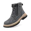 Waterproof Safety Boots Men Indestructible Steel Toe Work Boots Anti-smash Stab-resistant Safety Shoes  Steel Toe Shoes