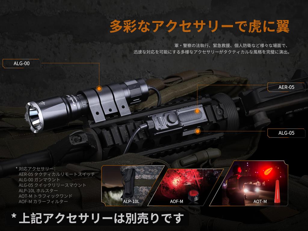 Fenix TK16 Rechargeable LED 3100 Portable IP68 Battery 380M Beam Disaster High Ultra Tactical Light for Outdoor 5000mAh Battery V2.0-R Flashlight,