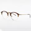 Alloaiweeo [Alo:Ctzen] Venezia Classic Combination Eyeglass Frame Ci9712B 1814G Two-Tone Brown Clear/Gold