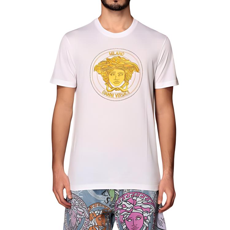 VERSACE Medusa Logo T Shirt 1006193-1A04213-1W000