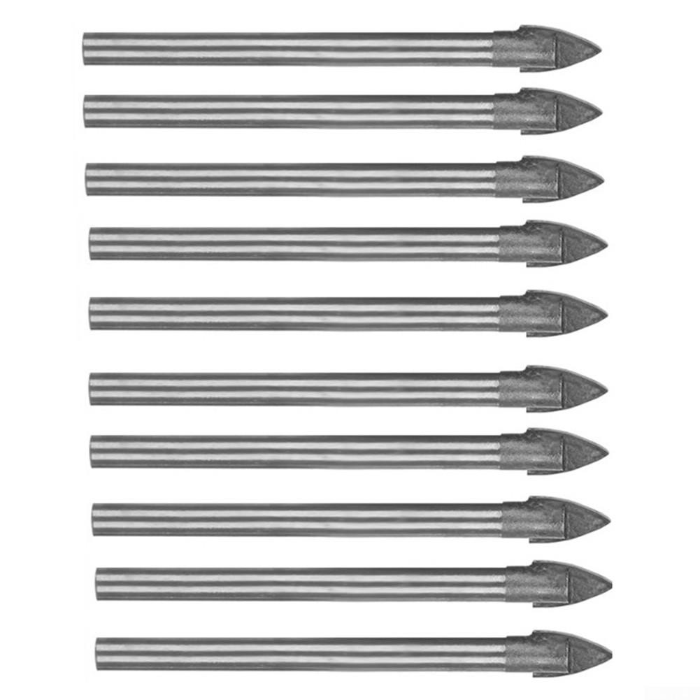 10 bucăți burghiu 6 mm Accesorii pentru scule electrice Carbură de tungsten