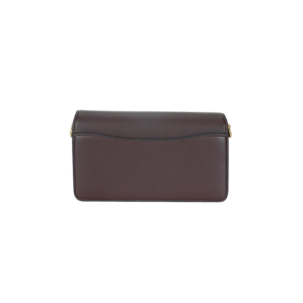 Coach Tabby 26 Removable Shoulder Strap Front Brand Logo Leather Underarm Handheld Crossbody Shoulder Bag Medium Women Bags Maple-Brown CH857-B4MPL