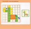 Mosaic 3D Wooden Puzzle Building Blocks for Kids